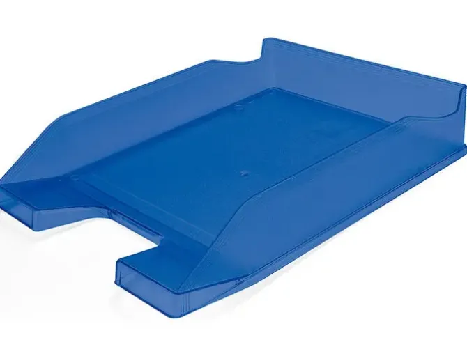 5 ESTRELLAS BANDEJA COLOR AZUL TURQUESATRANSLUCIDO.POLIESTIRENO.APILABLE.CS36187