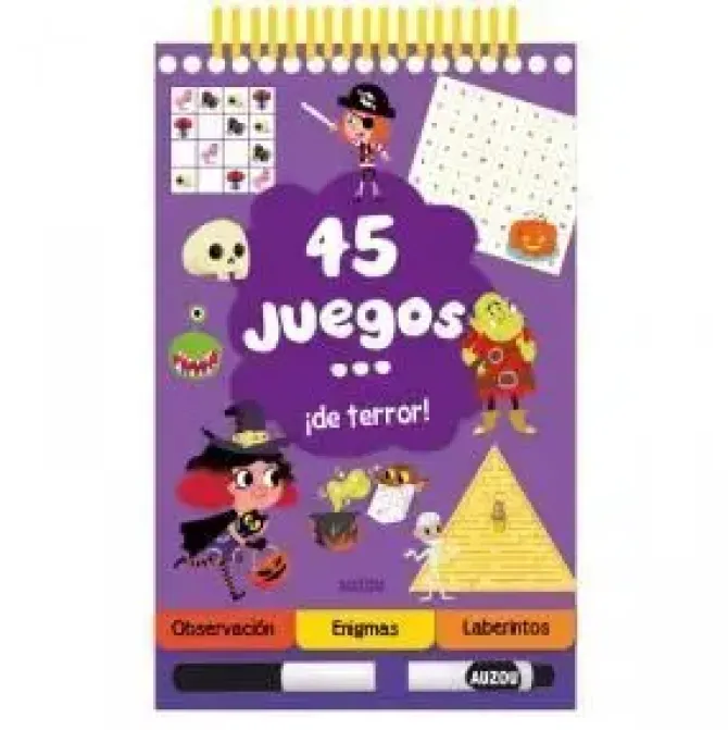 45 JUEGOS...¡DE TERROR!. AUZOU