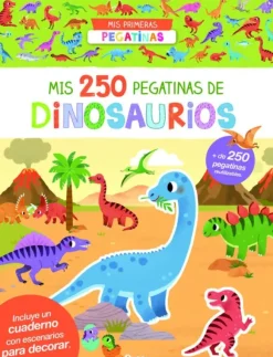 250 PEGATINAS DINOSAURIOS. AUZOU