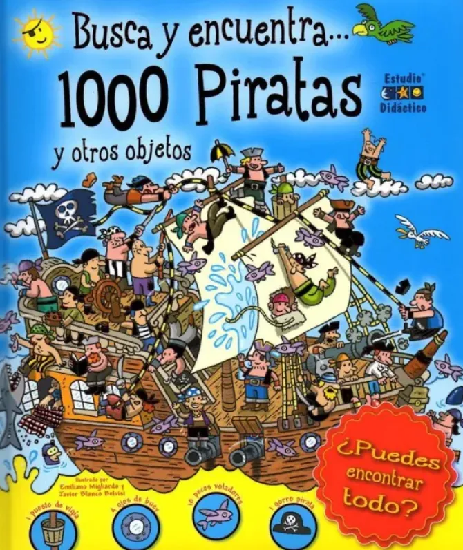 1000 PIRATAS Y OTROS OBJETOS BUSCA Y ENCUENTRA