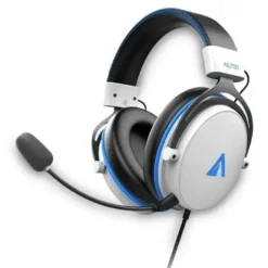 ABYSM AG700 AURICULARES GAMING 7.1 CON MICROFONO EXTRAIBLE - DIADEMA AJUSTABLE - ALMOHADILLAS ACOLCHADAS - CONTROLES EN CABLE - CABLE DE 1.20M - COLOR BLANCO/AZUL