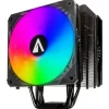 ABYSM GAMING SNOW IV ARGB VENTILADOR CPU 120MM CON DISIPADOR 4 HEATPIPES - ILUMINACION ARGB - VELOCIDAD MAX. 1600RPM - COLOR NEGRO