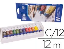 ACUARELA ARTIST CAJA CARTON DE 12 COLORES SURTIDOS DE 12 ML