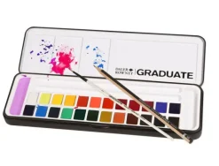 ACUARELA DALER ROWNEY GRADUATE CAJA METAL DE 24 UNIDADES COLORES SURTIDOS