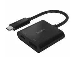 ADAPTADOR BELKIN AVC002BTBK USB-C A HDMI + CARGA 60W COLOR NEGRO