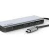 ADAPTADOR BELKIN AVC009BTSGY HUB USB-C 7 EN 1 SD MICRO SD AUDIO 2 X USB HDMI USB-C CARGA 100W