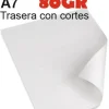 ADHESIVO OFFSET 80GR 50HOJAS A-7 PARA IMPRESORA CON CORTES TRASEROS