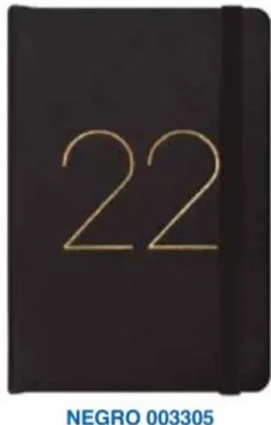 AGENDA 22 CAMPUS 93X144 SV PU NEGRO