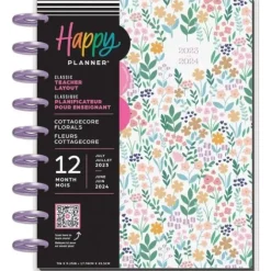 AGENDA HAPPY PLANNER COTTAGECORE FLORALS 12MESES