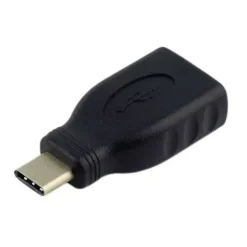 AISENS ADAPTADOR USB 3.1 GEN1 5GBPS 3A - TIPO USB-C/M-A HEMBRA - COLOR NEGRO
