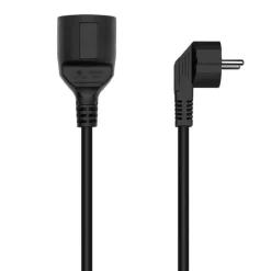 AISENS CABLE ALARGADOR DE ALIMENTACION SCHUKO - CEE7/M-CEE7/H - 3.0M - COLOR NEGRO