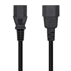AISENS CABLE ALIMENTACION CPU - C13/H-C14/M - 3.0M - 100% COBRE PURO AWG18 - COLOR NEGRO