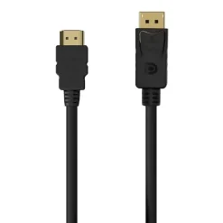 AISENS CABLE CONVERSOR DISPLAYPORT A HDMI - DP/M-HDMI/M - 0.5M - COLOR NEGRO