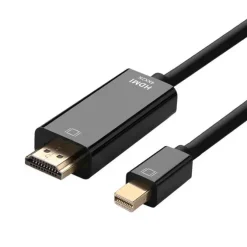 AISENS CABLE CONVERSOR MINI DISPLAYPORT A HDMI - MINI DP/M-HDMI/M - 2.0M - COLOR NEGRO