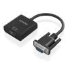 AISENS CABLE CONVERSOR SVGA+AUDIO A HDMI - SVGA/M+JACK 3.5/H+USB MICROB/H-HDMI A/H - 20CM - COLOR NEGRO