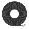 AISENS CABLE DE RED EXTERIOR IMPERMEABLE RJ45 CAT.6 UTP RIGIDO CCA AWG23 - 100M - COLOR NEGRO