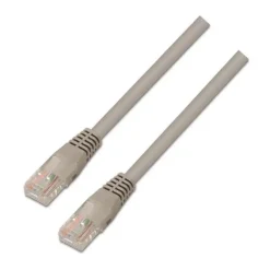 AISENS CABLE DE RED LATIGUILLO RJ45 CAT.6 UTP AWG24 - 1.0M - 10/100/1000 MBIT/S - COLOR GRIS