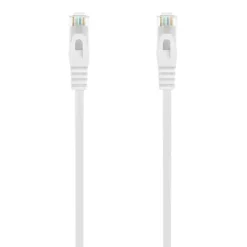 AISENS CABLE DE RED LATIGUILLO RJ45 LSZH CAT.6A 500 MHZ UTP AWG24 - 0.50M - LIBRE DE HALOGENOS - 10 GIGABIT/S - COLOR BLANCO