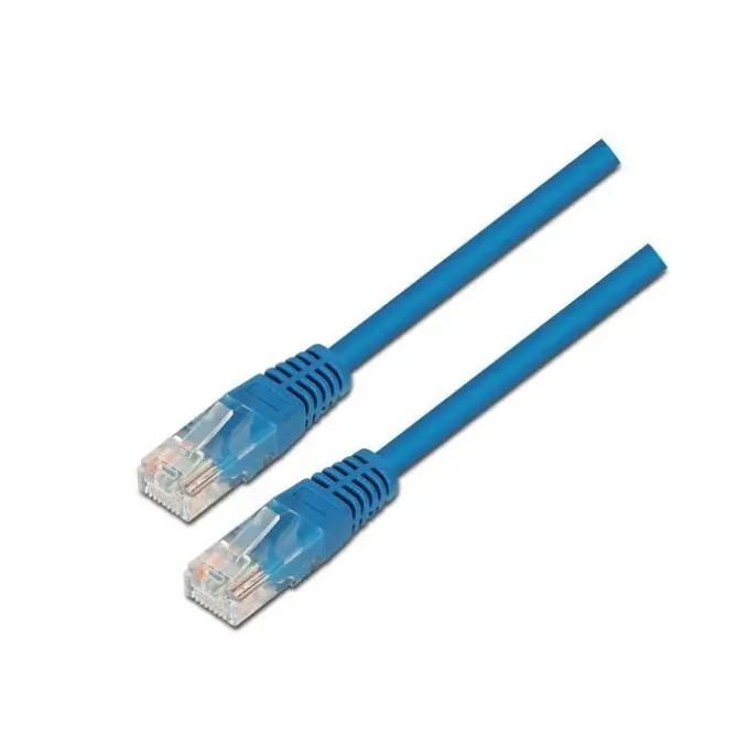 AISENS CABLE DE RED LATIGUILLO RJ45 CAT.6 UTP AWG24 - 3.0M - 10/100/1000 MBIT/S - COLOR AZUL