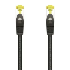 AISENS CABLE DE RED LATIGUILLO RJ45 LSZH CAT.7 600 MHZ S/FTP PIMF AWG26 - 1.0M - COLOR NEGRO