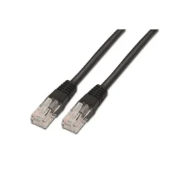 AISENS CABLE DE RED LATIGUILLO RJ45 CAT.6 UTP AWG24 - 2.0M - 10/100/1000 MBIT/S - COLOR NEGRO