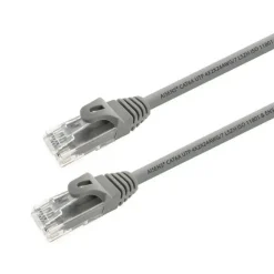 AISENS CABLE DE RED LATIGUILLO RJ45 LSZH CAT.6A 500 MHZ UTP AWG24 - 10M - LIBRE DE HALOGENOS - 10 GIGABIT/S - COLOR GRIS