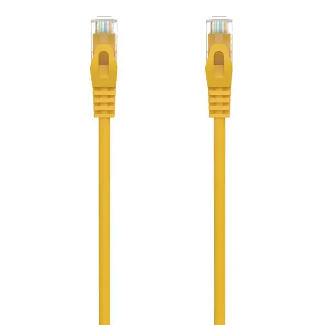 AISENS CABLE DE RED LATIGUILLO RJ45 LSZH CAT.6A 500 MHZ UTP AWG24 - 3M - LIBRE DE HALOGENOS - 10 GIGABIT/S - COLOR AMARILLO