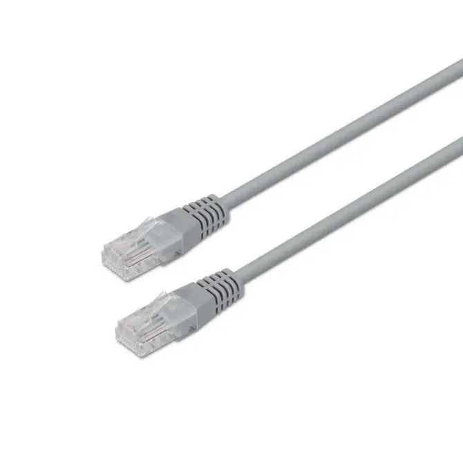 AISENS CABLE DE RED LATIGUILLO RJ45 CAT.6 UTP AWG24 - 15M - 10/100/1000 MBIT/S - COLOR GRIS
