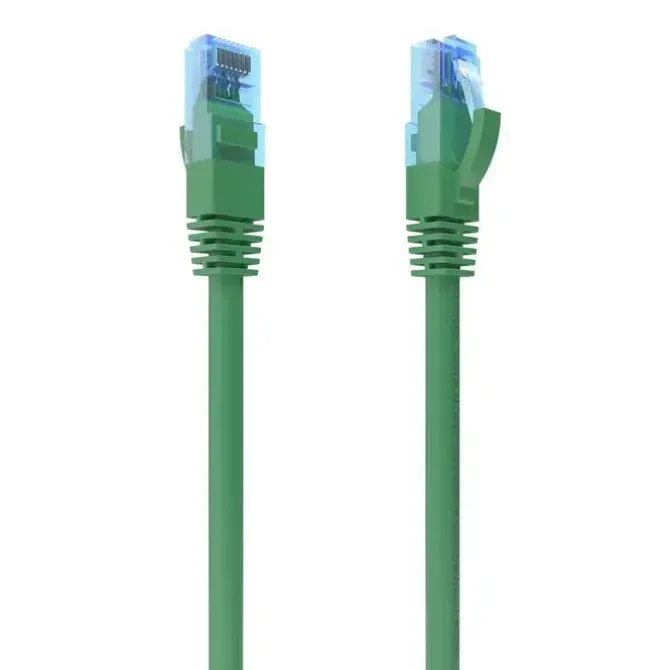 AISENS CABLE DE RED LATIGUILLO RJ45 CAT.6 UTP AWG26 CCA - 1.0M - COLOR VERDE