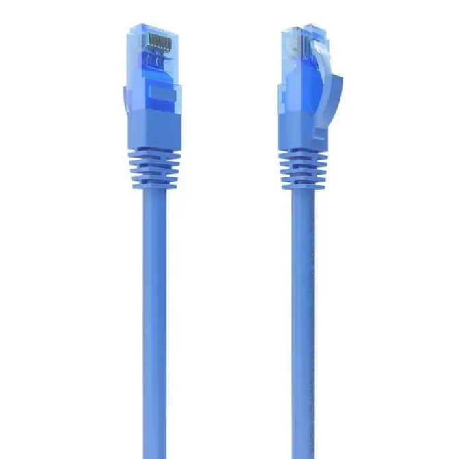 AISENS CABLE DE RED LATIGUILLO RJ45 CAT.6 UTP AWG26 CCA - 0.5M - COLOR AZUL
