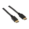 AISENS CABLE DISPLAYPORT V1.2 4K@60HZ - DP/M-DP/M - 3.0M - 4K - COLOR NEGRO