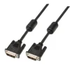 AISENS CABLE DVI SINGLE LINK 18+1 CON FERRITA - DVI-D MACHO A DVI-D MACHO - 1.8M - (1920X1200) - COLOR NEGRO