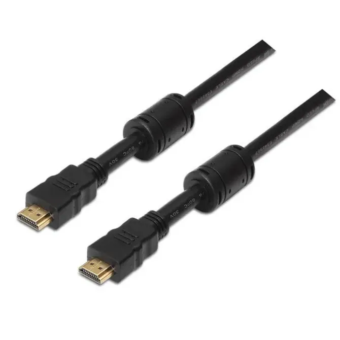 AISENS CABLE HDMI ALTA VELOCIDAD / HEC CON FERRITA - A MACHO-A MACHO - 10M - FULL HD - COLOR NEGRO