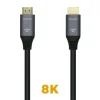AISENS CABLE HDMI V2.1 ULTRA ALTA VELOCIDAD 8K@60HZ 48GBPS - A/M-A/M - 1.0M - COLOR NEGRO