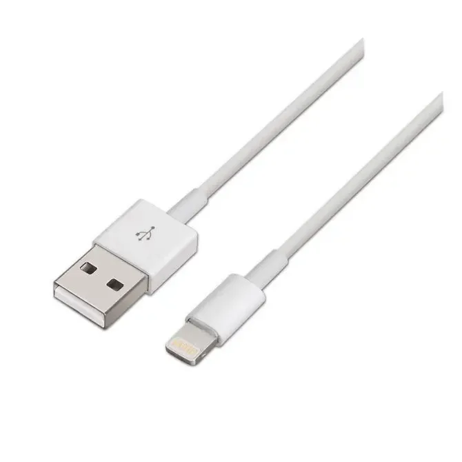 AISENS CABLE LIGHTNING A USB 2.0 - LIGHTNING/M-USB A MACHO - 2.0M - COLOR BLANCO