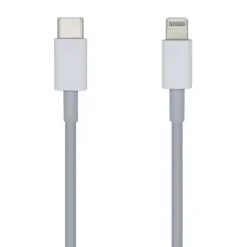AISENS CABLE LIGHTNING A USB-C USB 2.0 - LIGHTNING/M-USB-C/M - 1.0M - COLOR BLANCO