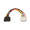 AISENS CABLE SATA ALIMENTACION - MOLEX 4PIN/M-SATA HEMBRA - 16CM - 100% COBRE - COLOR NEGRO