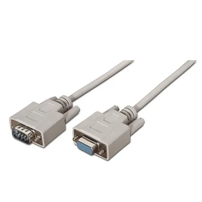 AISENS CABLE SERIE RS232 - DB9/M-DB9/H - 1.8M - COLOR BEIGE