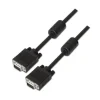 AISENS CABLE SVGA CON FERRITA - HDB15/MACHO-HDB15/MACHO - 1.8M - COLOR NEGRO