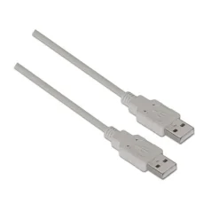 AISENS CABLE USB 2.0 - TIPO A MACHO A A MACHO - 1.0M - COLOR BEIGE