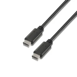 AISENS CABLE USB 2.0 3A - TIPO USB-C/M-USB-C/M - 2.0M - COLOR NEGRO