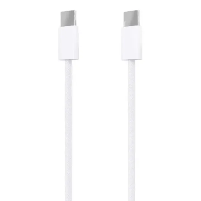 AISENS CABLE USB 2.0 3A 60W APPLE - TIPO USB-C/M-USB-C/M - 1.0M