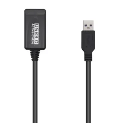 AISENS CABLE USB 3.0 PROLONGADOR CON AMPLICADOR - TIPO A/M-A/H - 5.0M - COLOR NEGRO