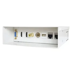 AISENS CAJA DE CONEXIONES PARA INSTALACIONES AUDIOVISUALES - COLOR BLANCO