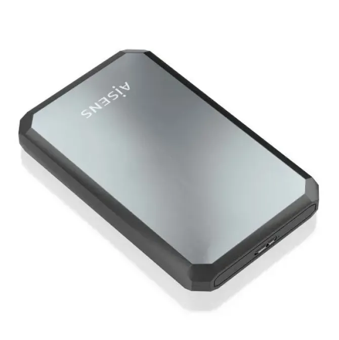 AISENS CAJA EXTERNA 2,5 ASE-2529B 9.5MM SATA A USB 3.0/USB3.1 GEN1 - COLOR NEGRO/GRIS