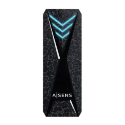 AISENS CARCASA EXTERNA SSD M.2 NGFF/NVME USB-C 3.2 GEN2 - ILUMINACION LED RGB