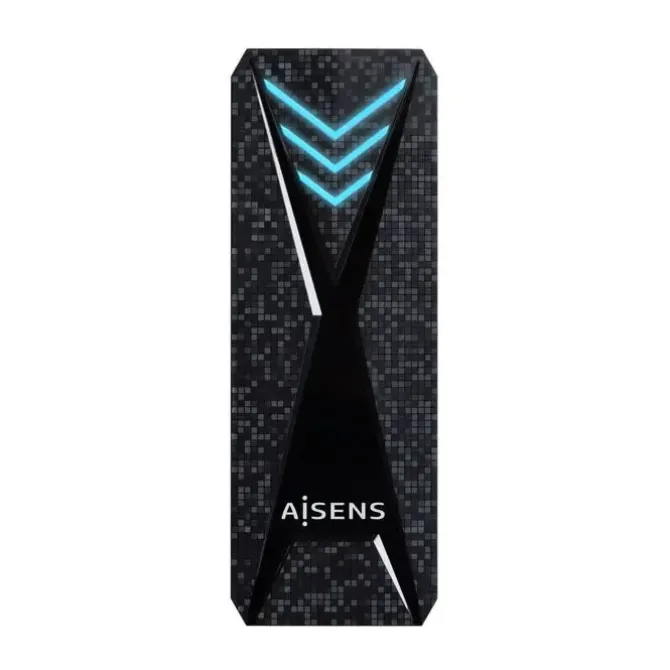 AISENS CARCASA EXTERNA SSD M.2 NGFF/NVME USB-C 3.2 GEN2 - ILUMINACION LED RGB