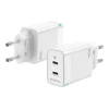 AISENS CARGADOR GAN 45W - 2XUSB-C PD3.0 QC4.0 - COLOR BLANCO