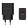 AISENS CARGADOR 20W - 1XUSB-C PD3.0 - 1XUSB-A QC3.0 - COLOR NEGRO
