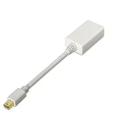 AISENS CONVERSOR MINI DP A HDMI - MDP/M-HDMI A HEMBRA - 15CM - COLOR BLANCO